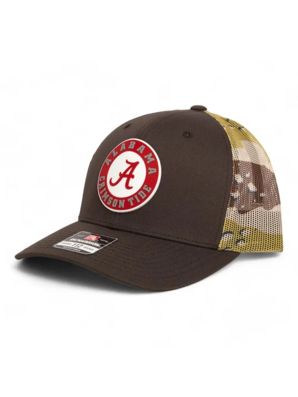 Alabama Crimson Tide Snapback Trucker Hat- Brown/ Desert Camo